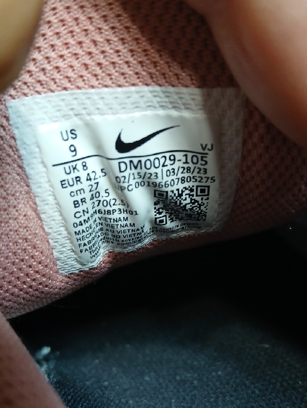 Nike Air Max Sneakers in Pink, Black,White & Gray Size 9 Mens - Picture 8 of 8